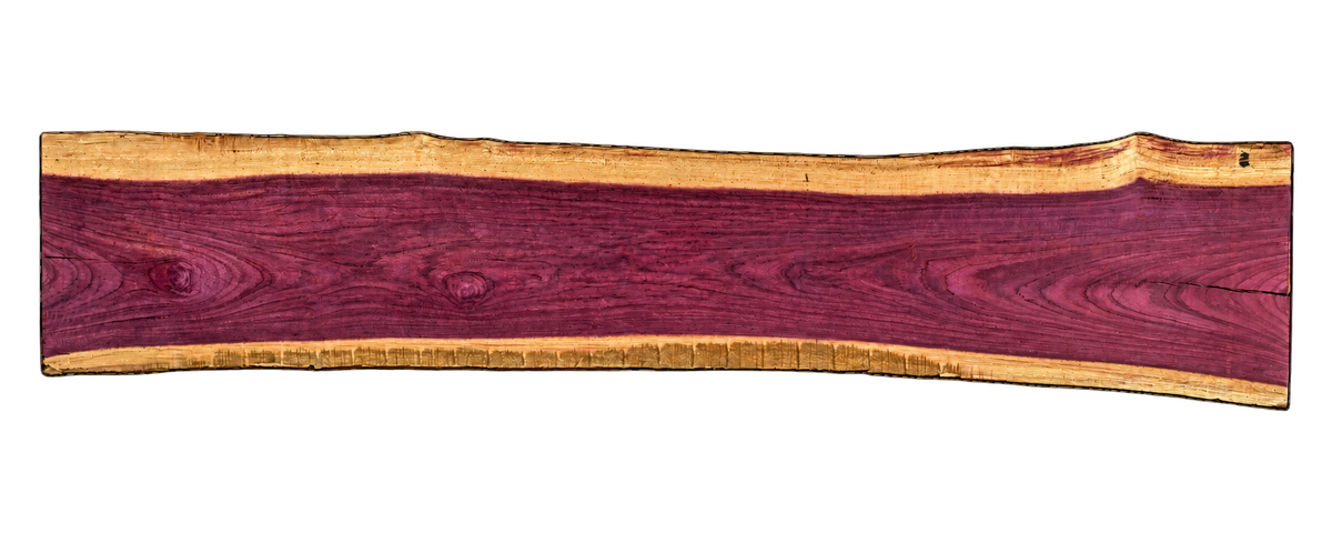 Purpleheart 5/4 Live Edge #021