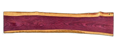 Purpleheart 5/4 Live Edge #021