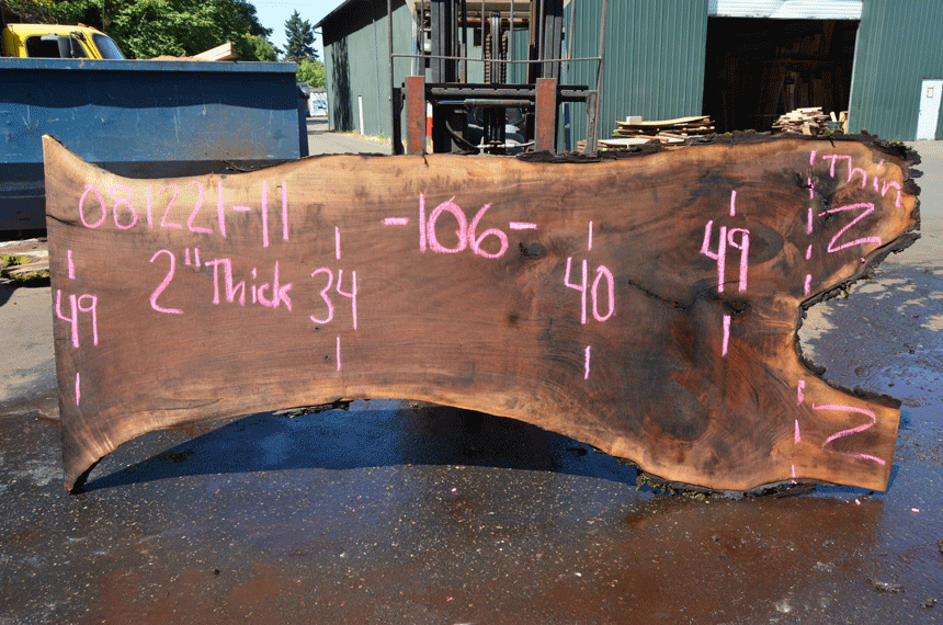 Black Walnut Live Edge #081221-11