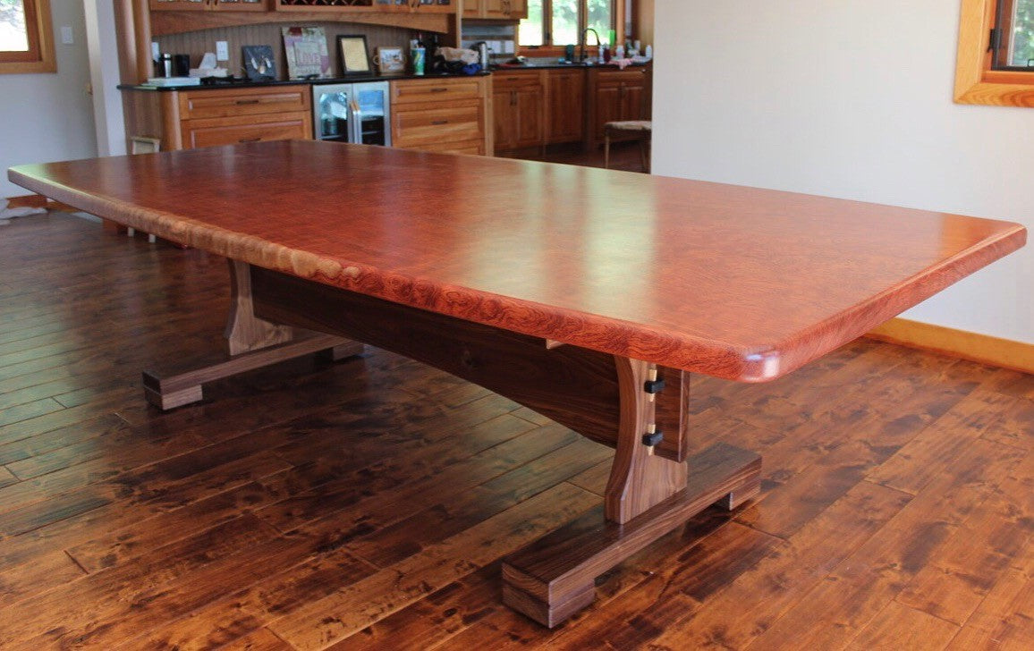 Figured Bubinga Dining Table