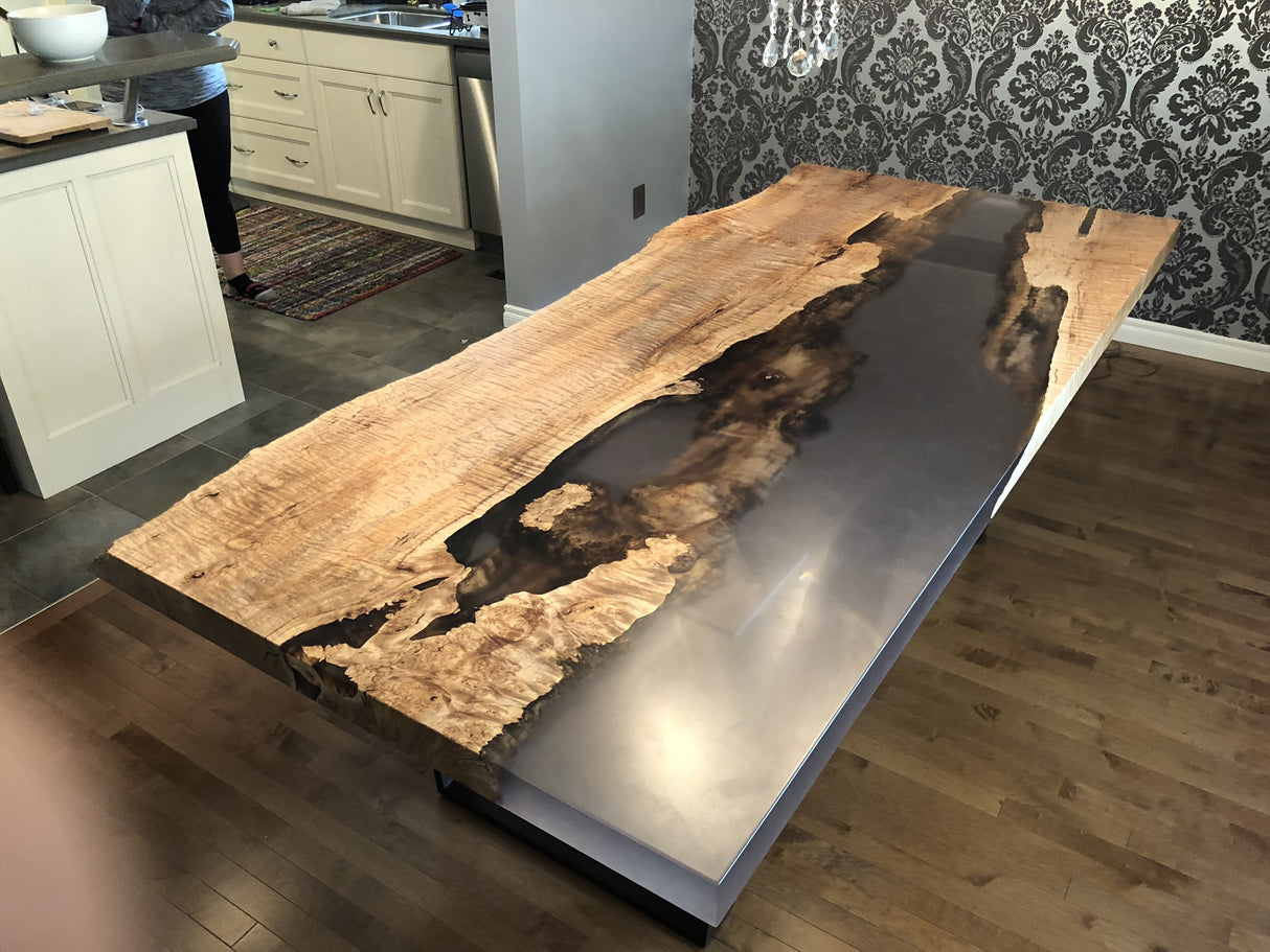 Figured Maple Dining Table