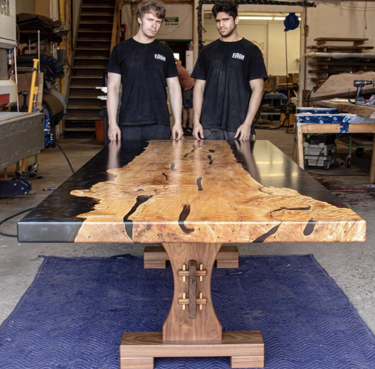 Figured Maple Dining Table