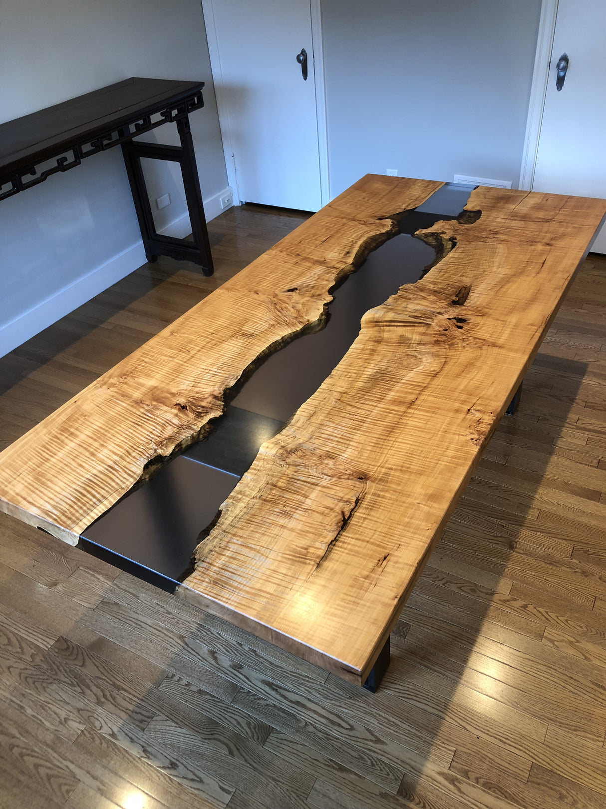 Figured Maple Dining Table