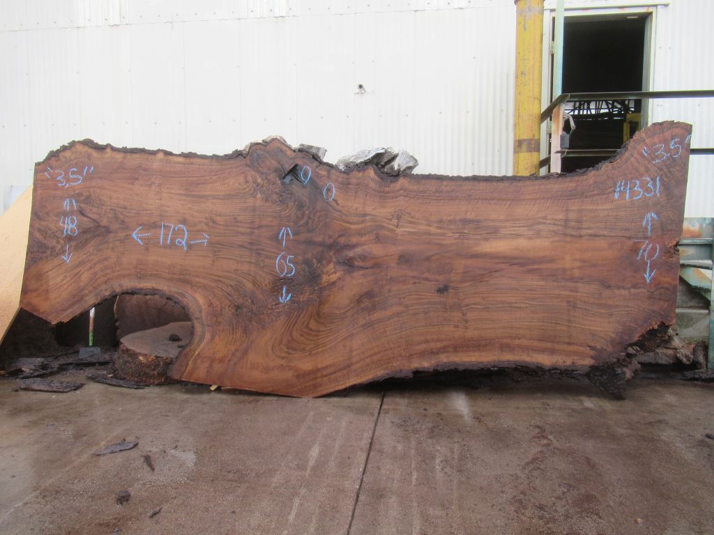 Claro Walnut 14/4 Live Edge #14331