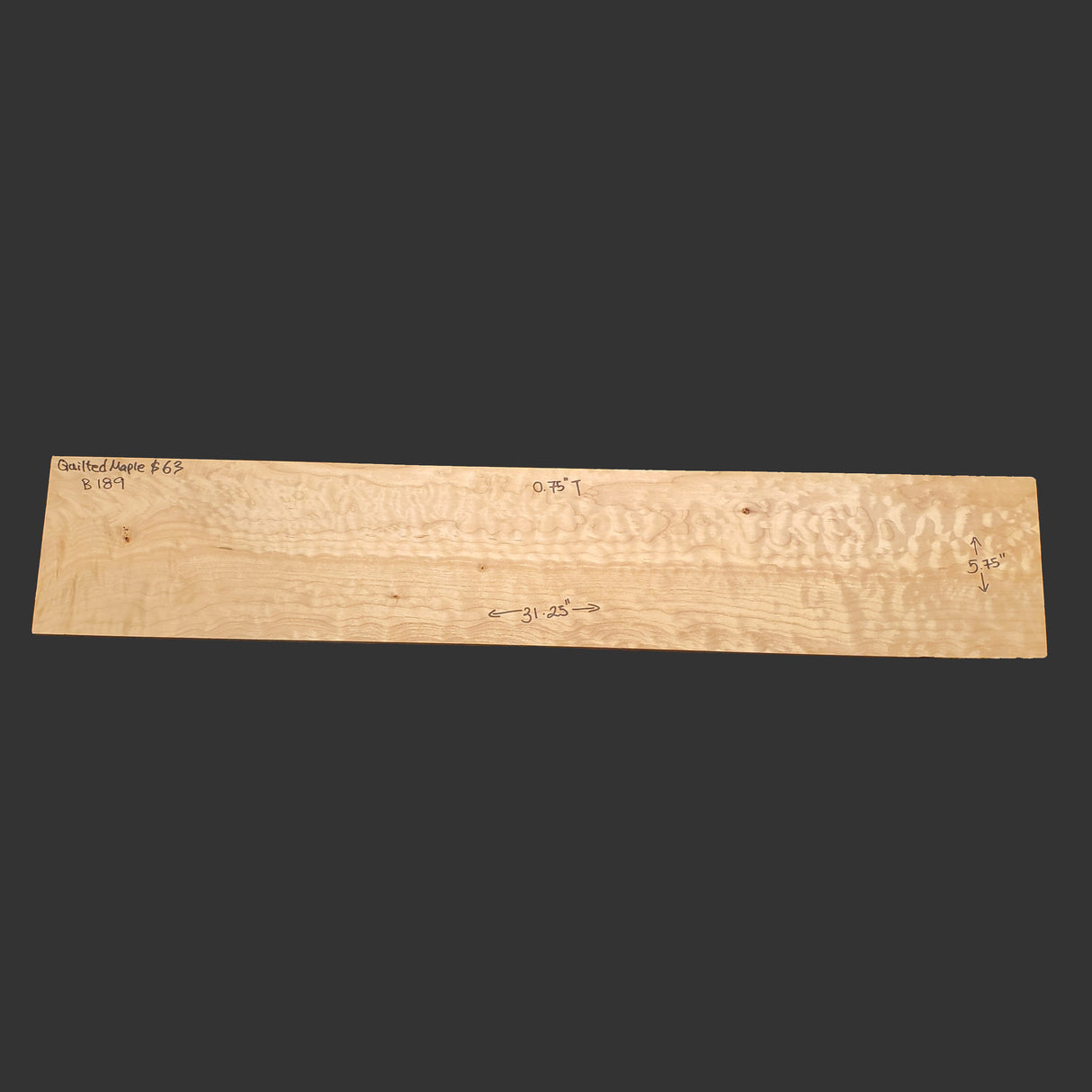 Quilted Maple - B189