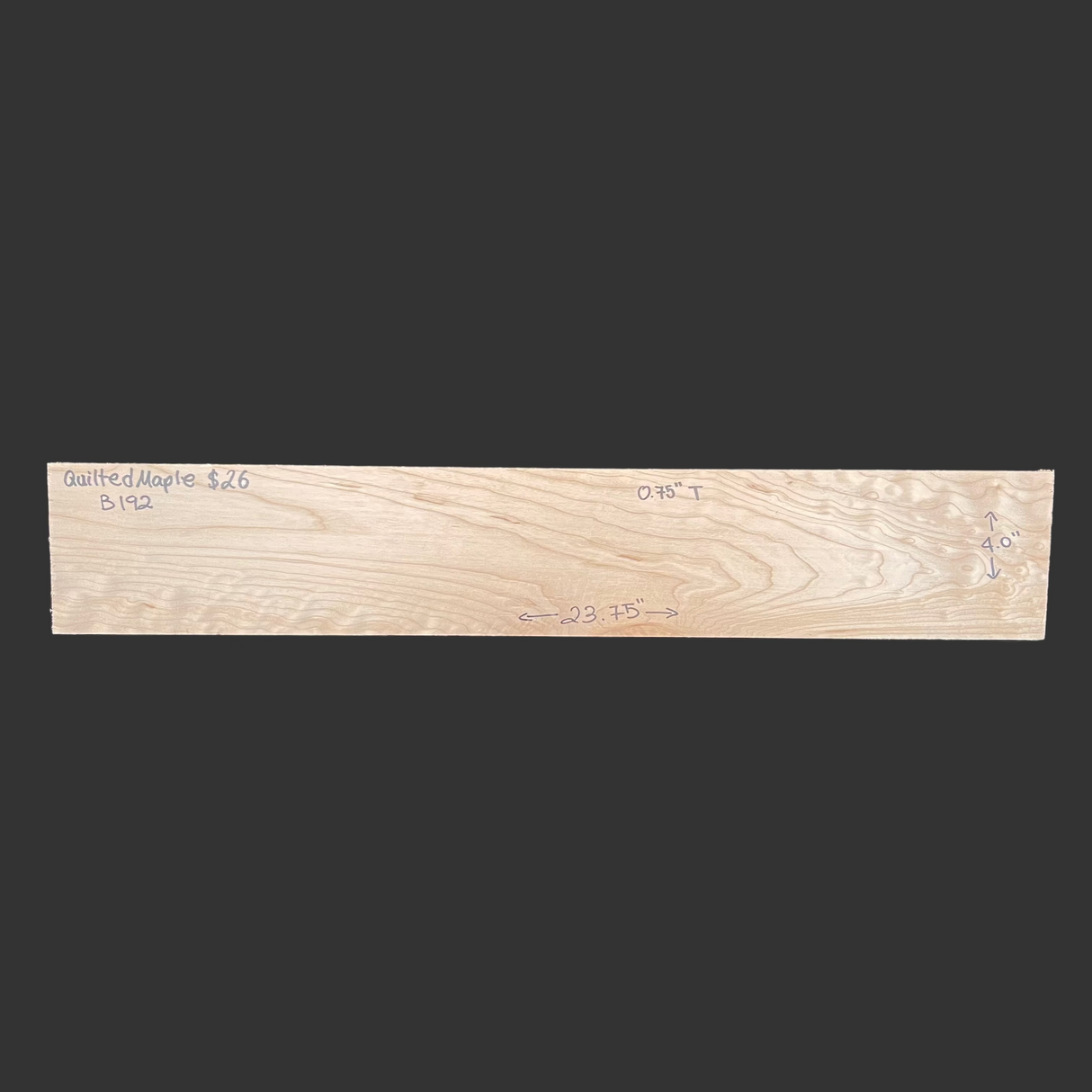Quilted Maple - B192
