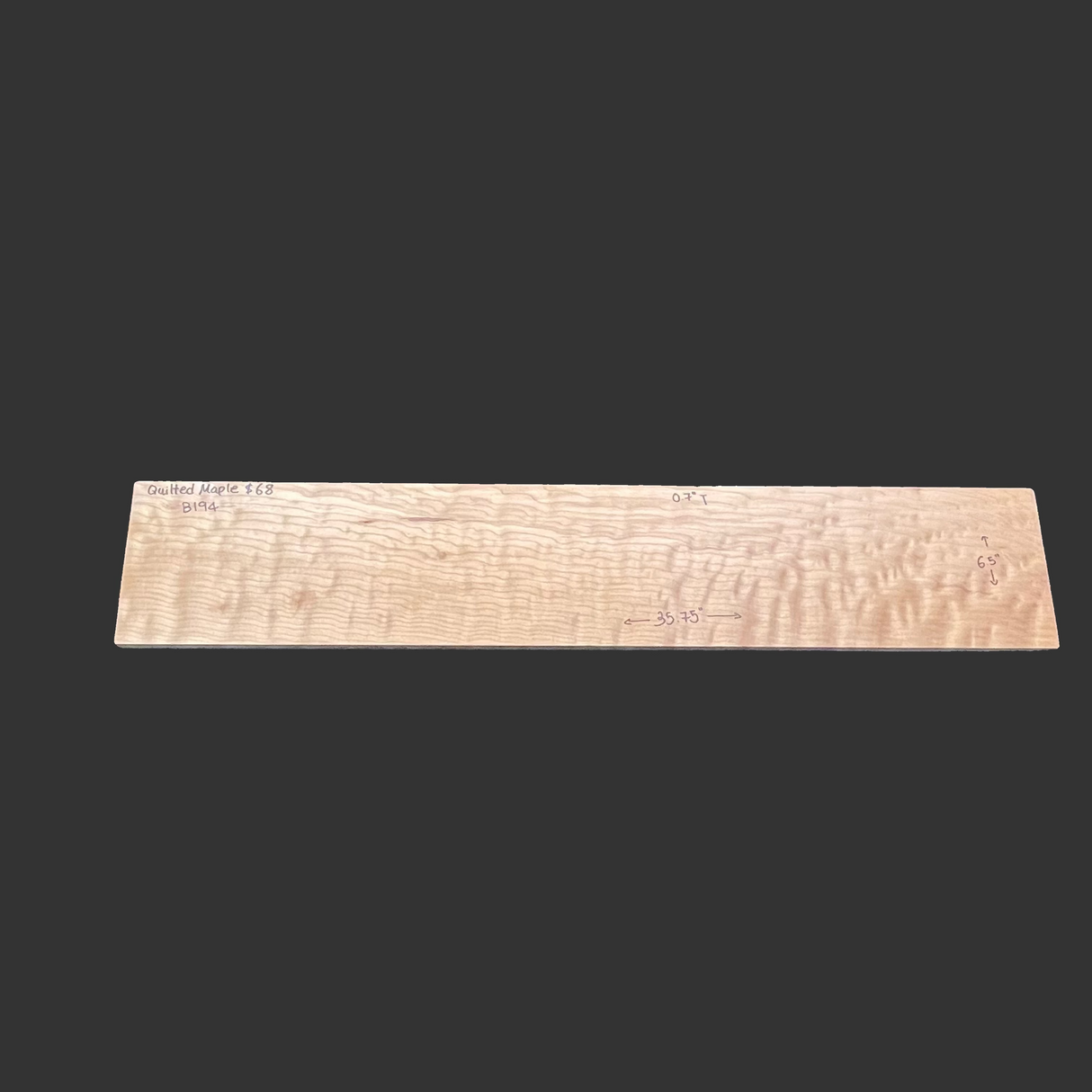 Quilted Maple - B194