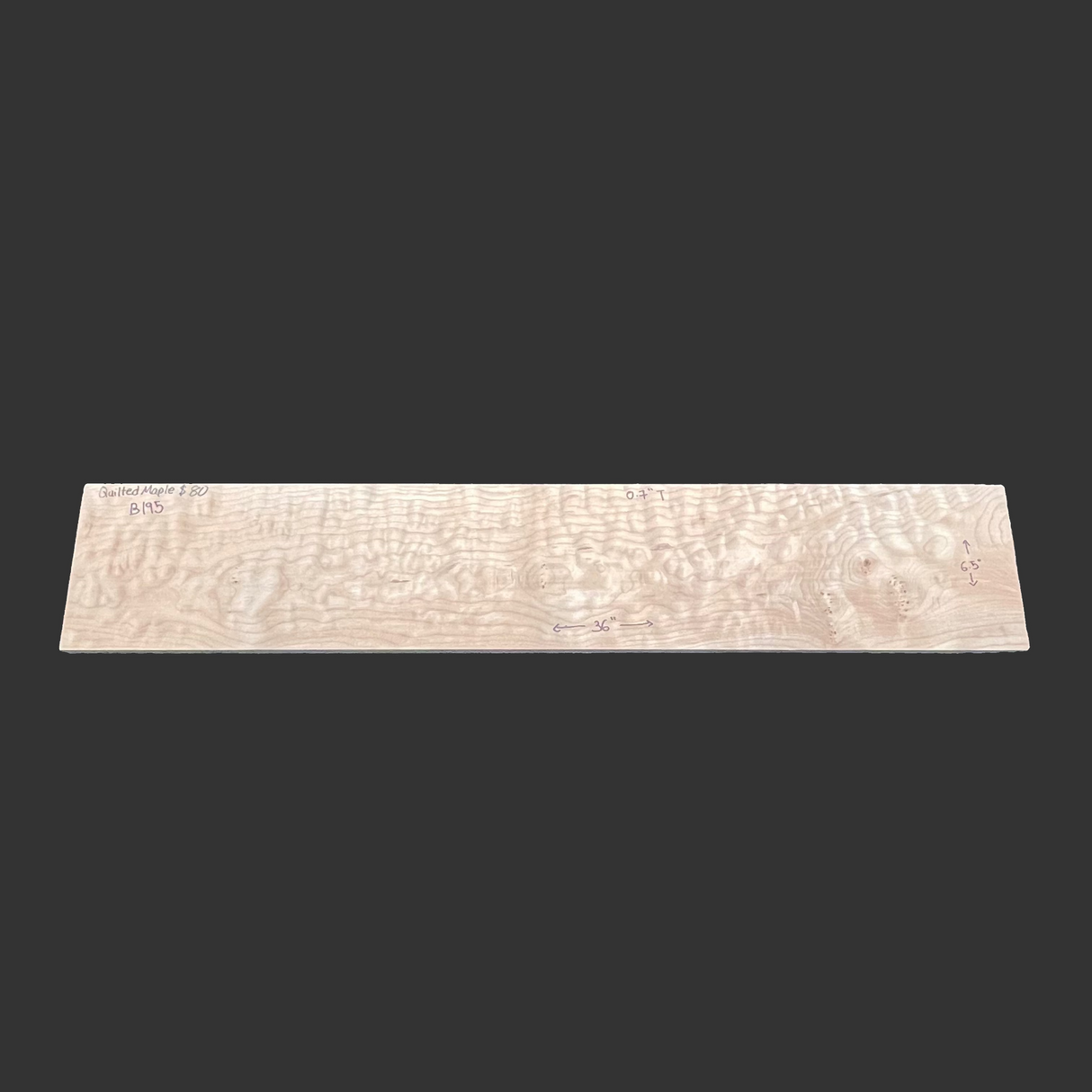 Quilted Maple - B195