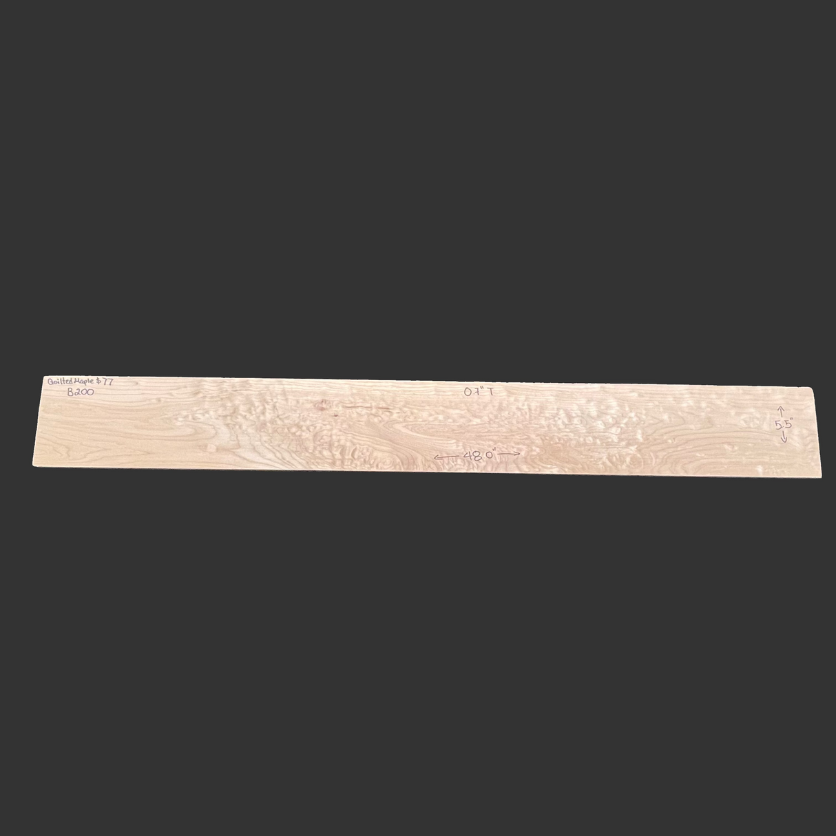 Quilted Maple - B200
