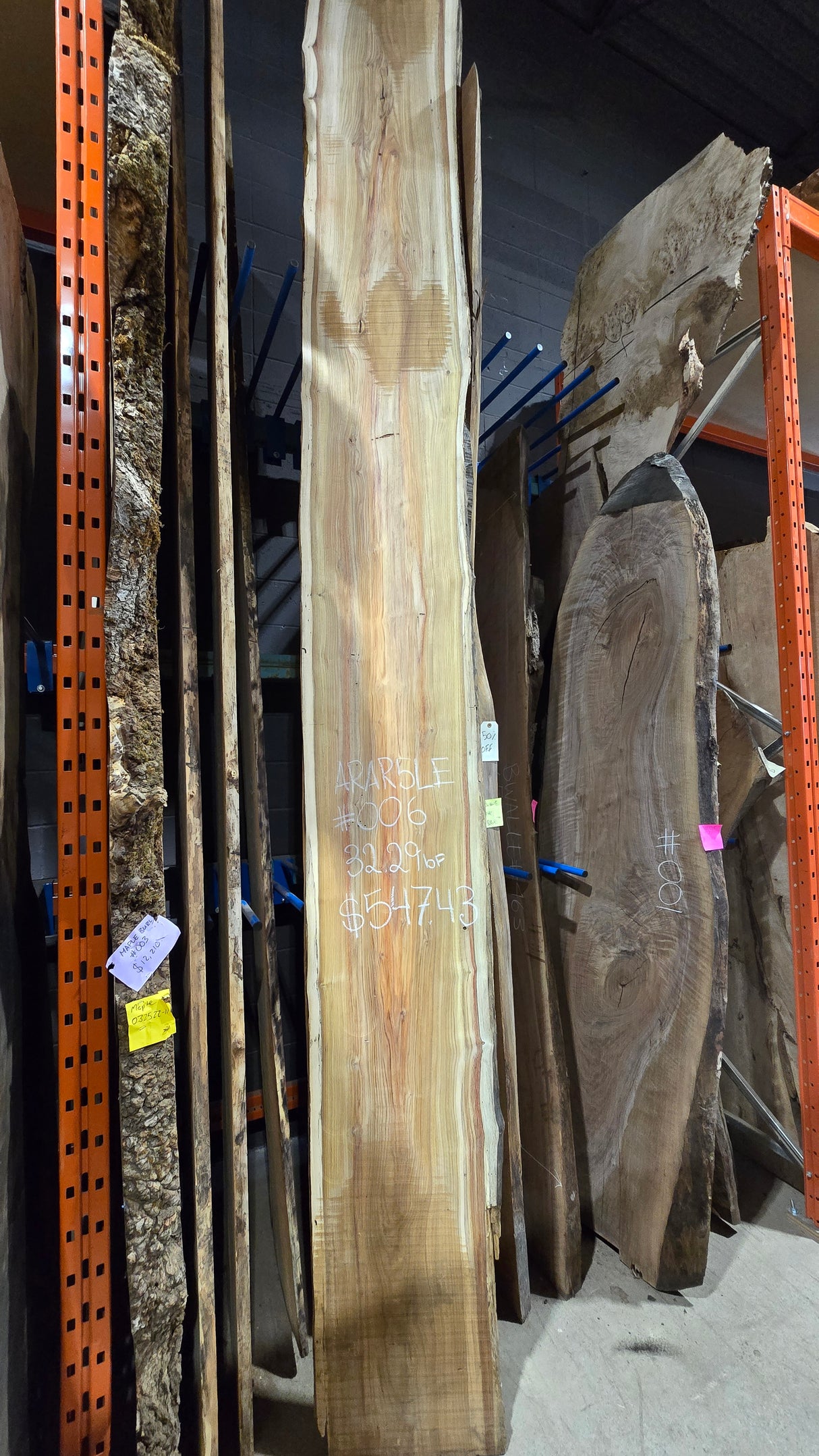 Arariba 5/4 Live Edge #006