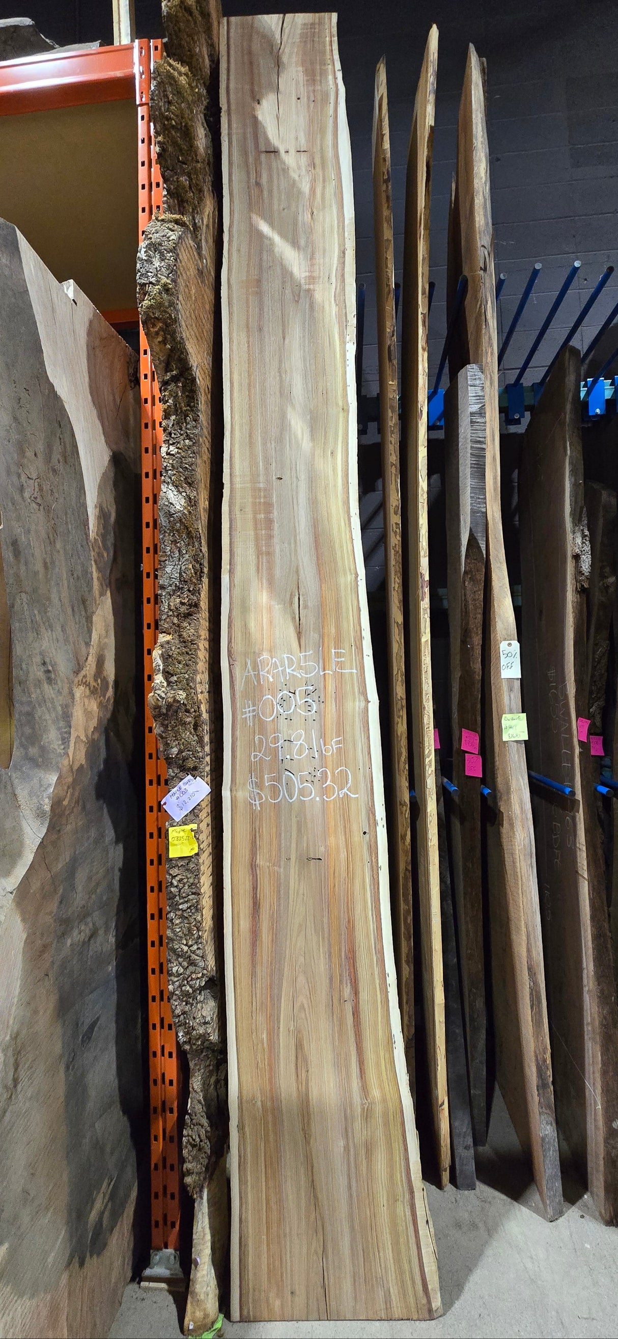 Arariba 5/4 Live Edge #005