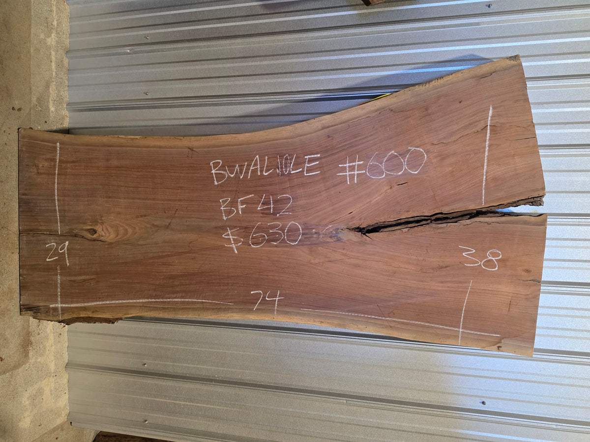 Black Walnut 10/4 Live Edge #600