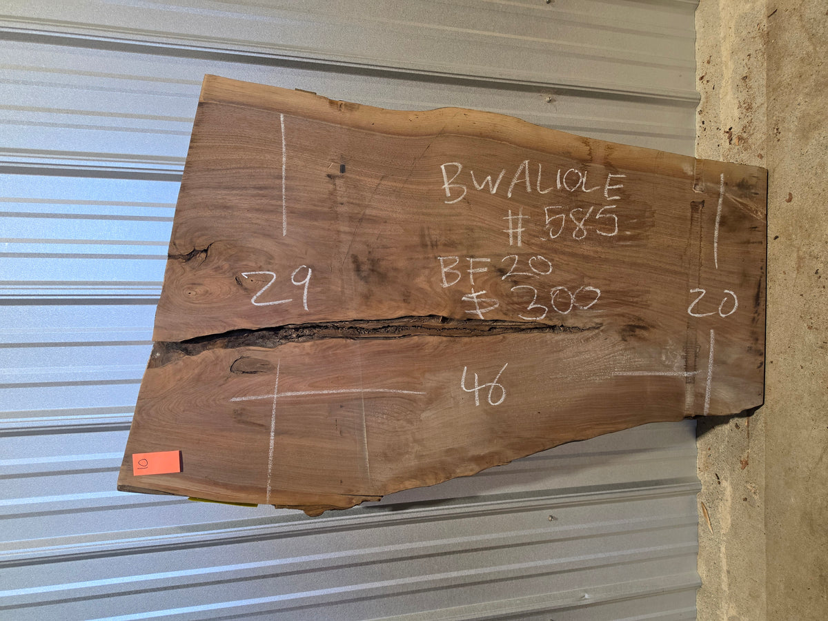 Black Walnut 10/4 Live Edge #585