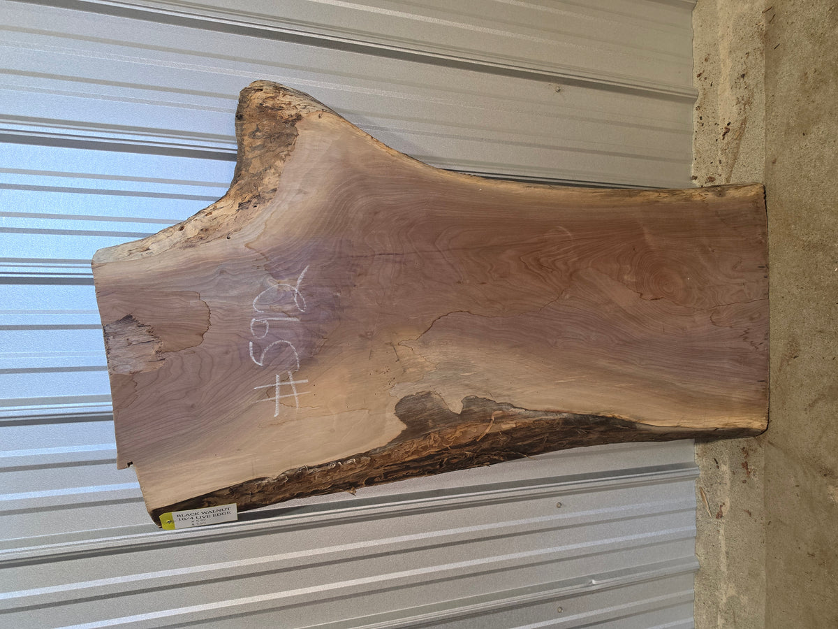Black Walnut 10/4 Live Edge #592