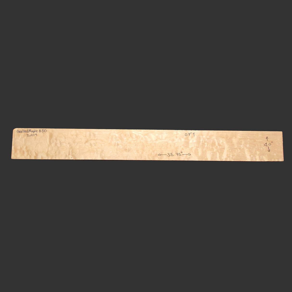 Quilted Maple - B209