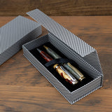 Black Weave Pattern Cardboard Pen Box