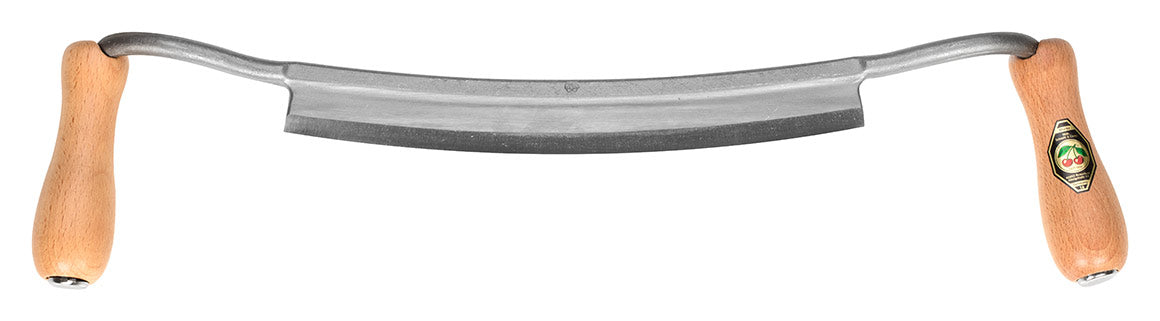 250mm Curved Draw Knife, Two Cherries