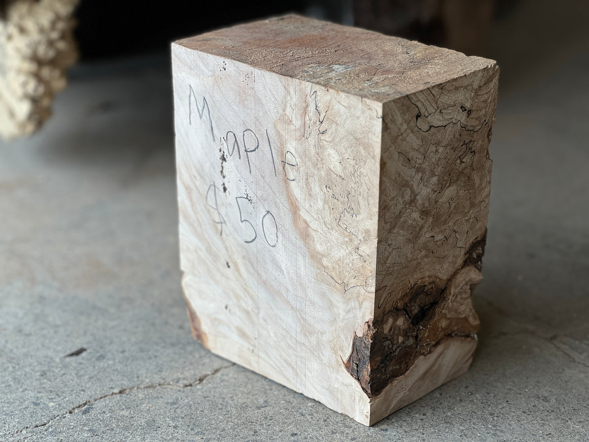 Figured Maple 8”x6.5”x4.25”