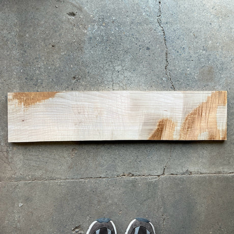 Curly Maple 30”x6.5”x0.5”