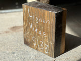 Lignum Vitae 8”x7.5”x2.75”