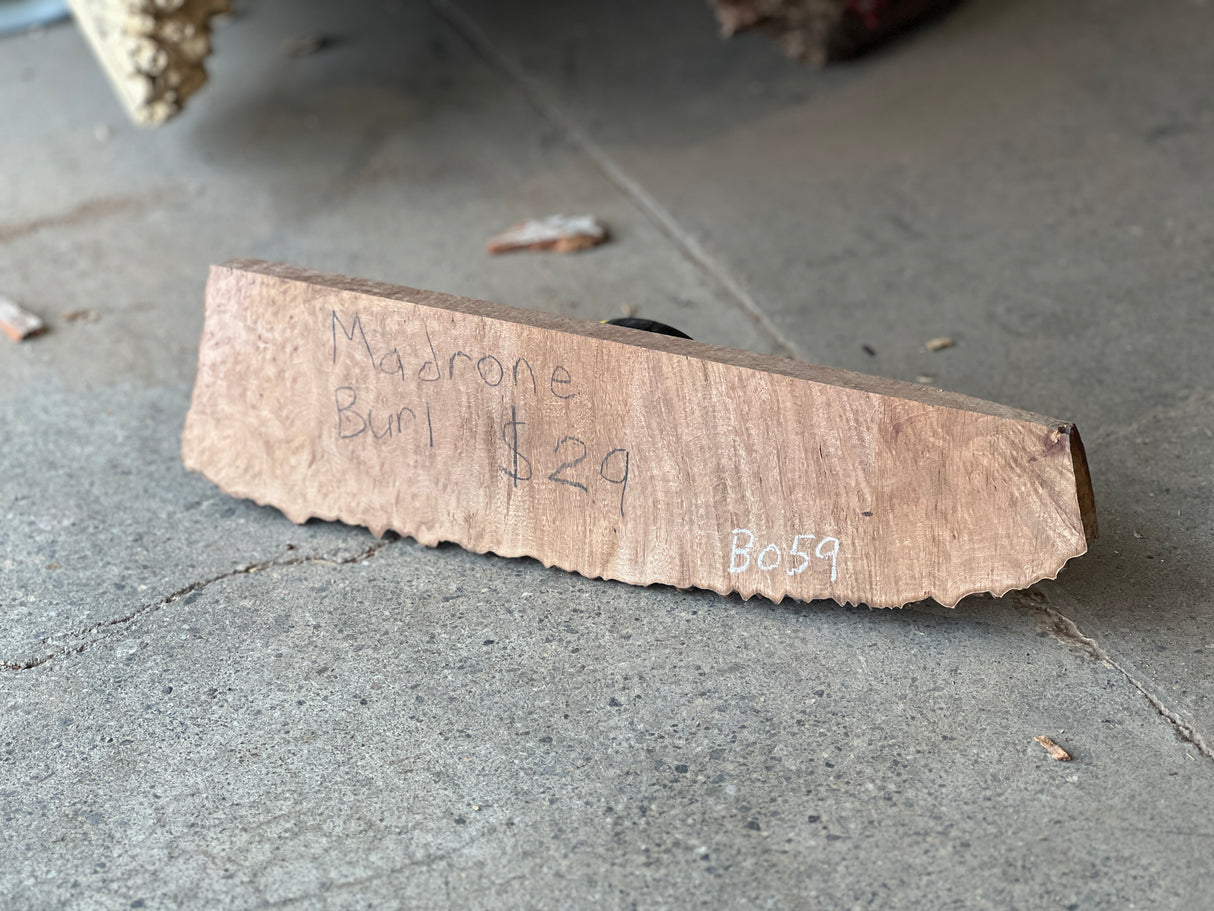 Madrone Burl 15”x4”x0.875”