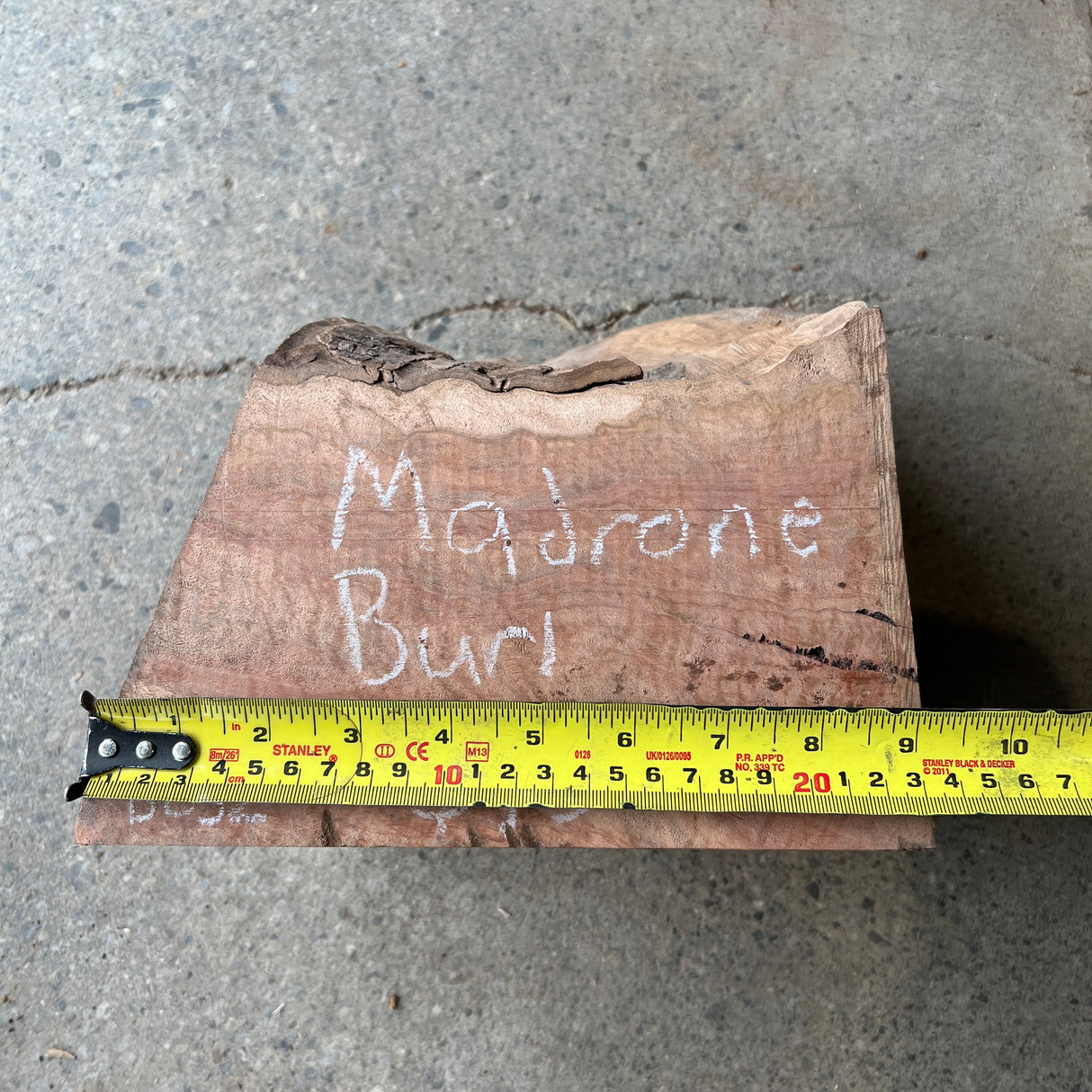 Madrone Burl 9”x6”x6”