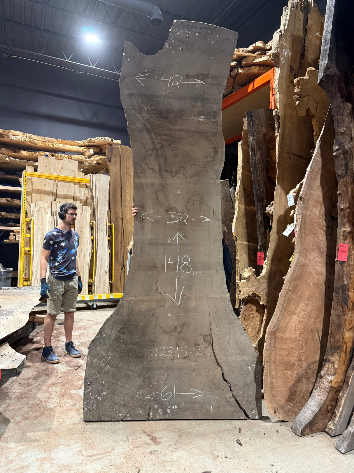 Black Walnut Live Edge #102315-2