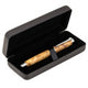 Black Leatherette Clamshell Pen Box