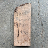 Ramone Burl 10”x4”x0.875”