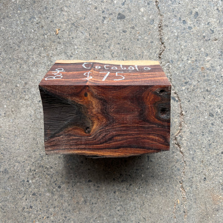 Cocobolo 6.5”x3”x4”