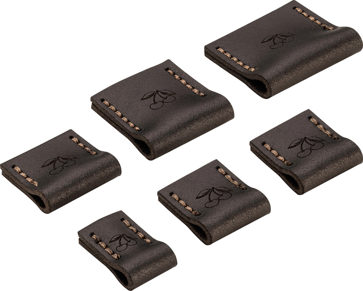 Leather Edge Protection for Chisels, Two Cherries