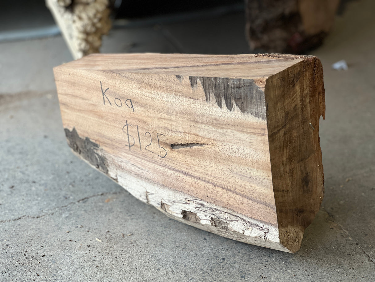 Koa 14”x7”x3”