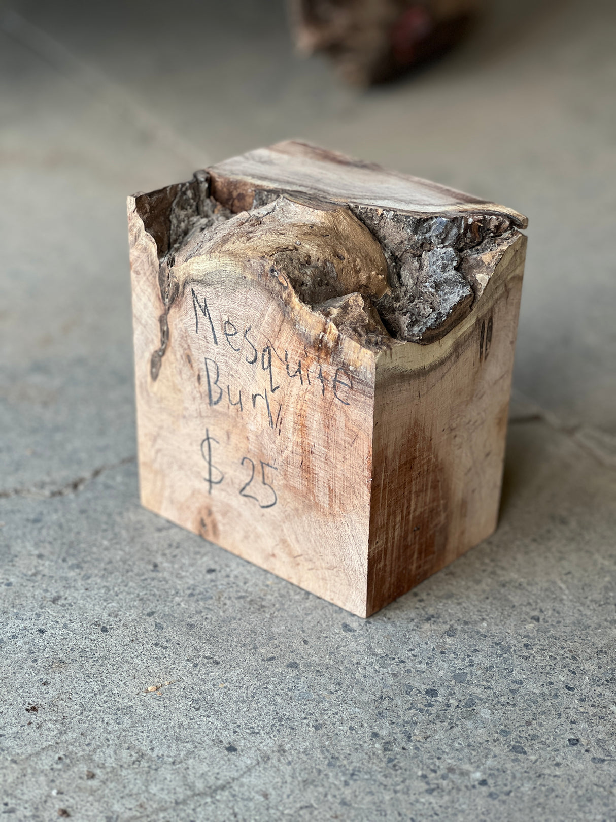 Mesquite Burl 6”x5”x3.75”