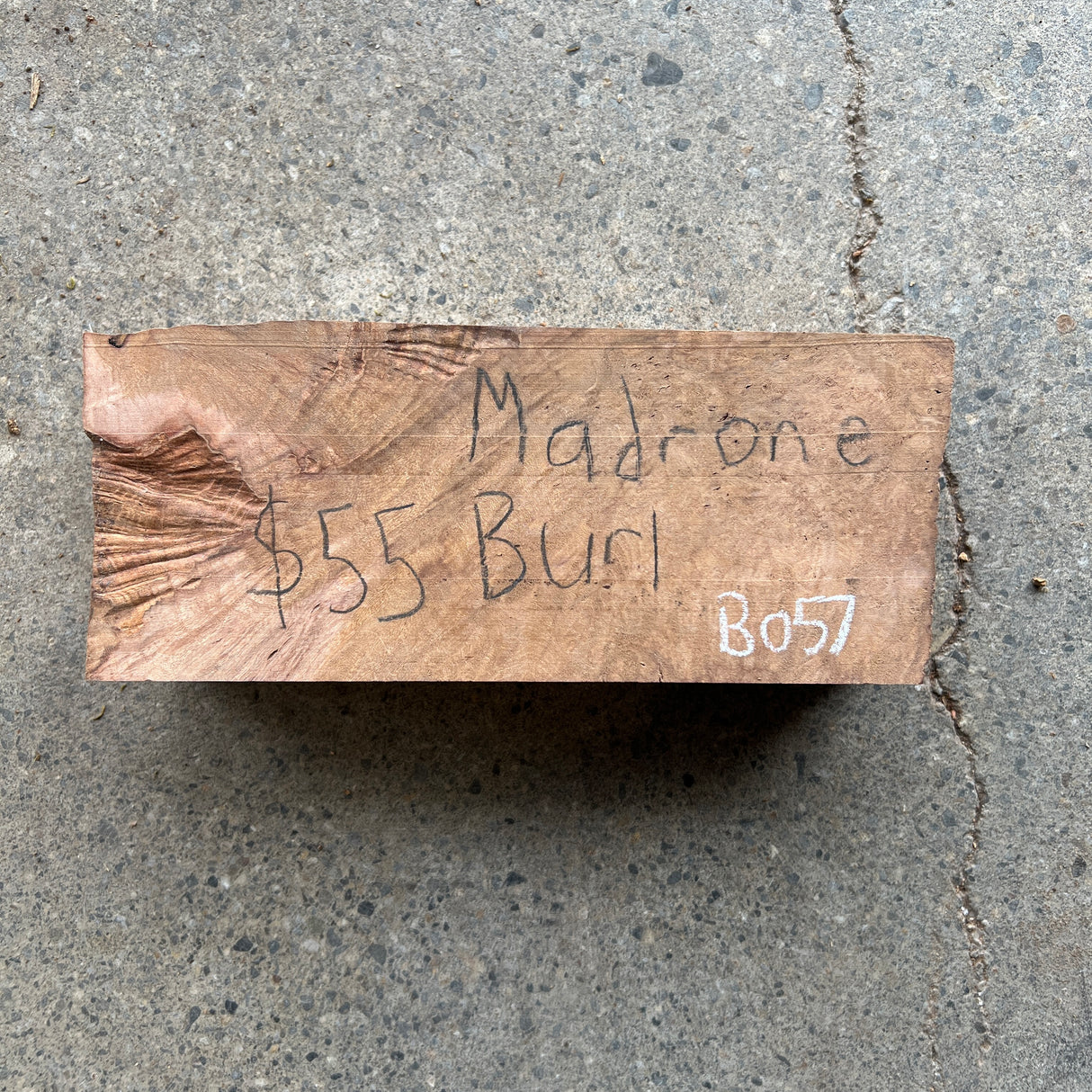 Madrone Burl 9.5”x4”x2.5”