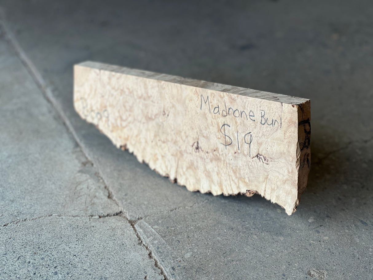 Madrone Burl 11”x4”x1”