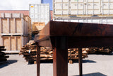 Figured Claro Walnut Desk