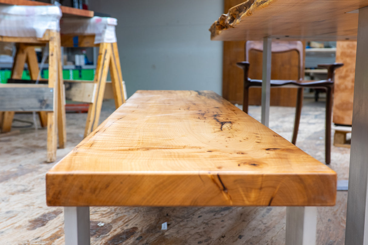 Maple Burl Dining Set
