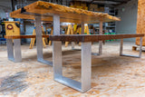 Maple Burl Dining Set