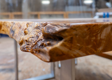 Maple Burl Dining Set