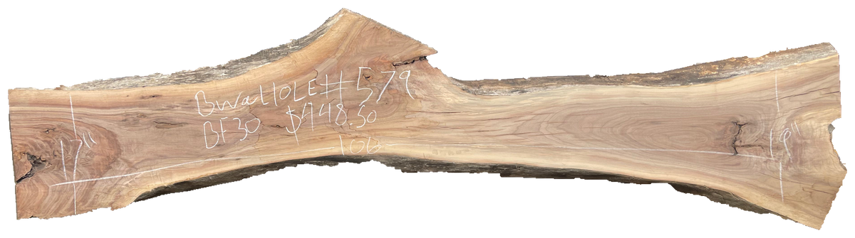 Black Walnut 10/4 Live Edge #579