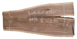 Black Walnut 8/4 Live Edge #784