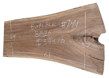 Black Walnut 8/4 Live Edge #791