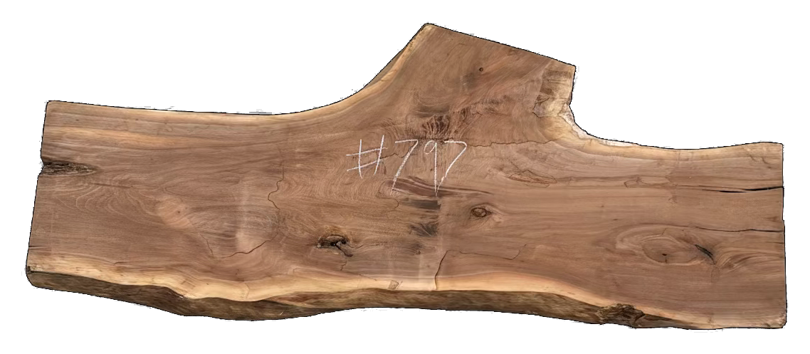 Black Walnut 8/4 Live Edge #797