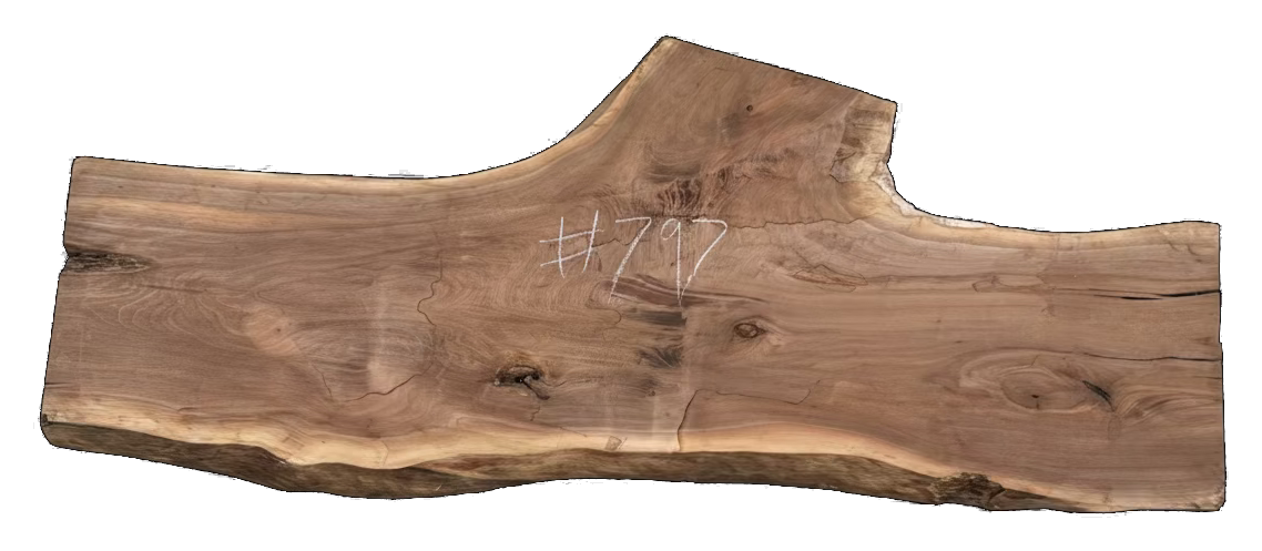 Black Walnut 8/4 Live Edge #797