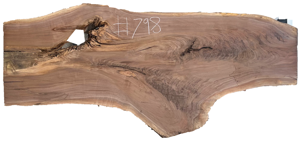 Black Walnut 8/4 Live Edge #798