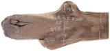 Black Walnut 8/4 Live Edge #801