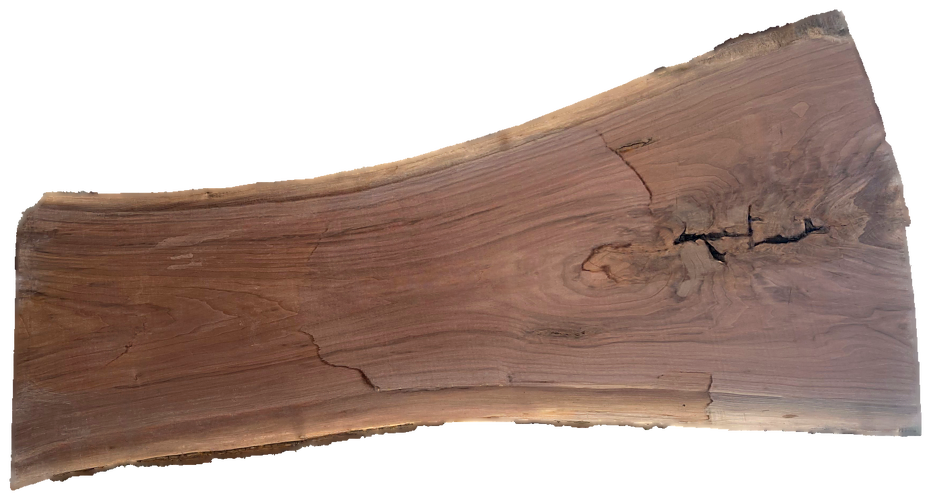 Black Walnut 10/4 Live Edge #601