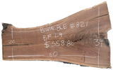 Black Walnut 8/4 Live Edge #821