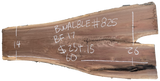 Black Walnut 8/4 Live Edge #825
