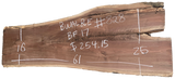 Black Walnut 8/4 Live Edge #828
